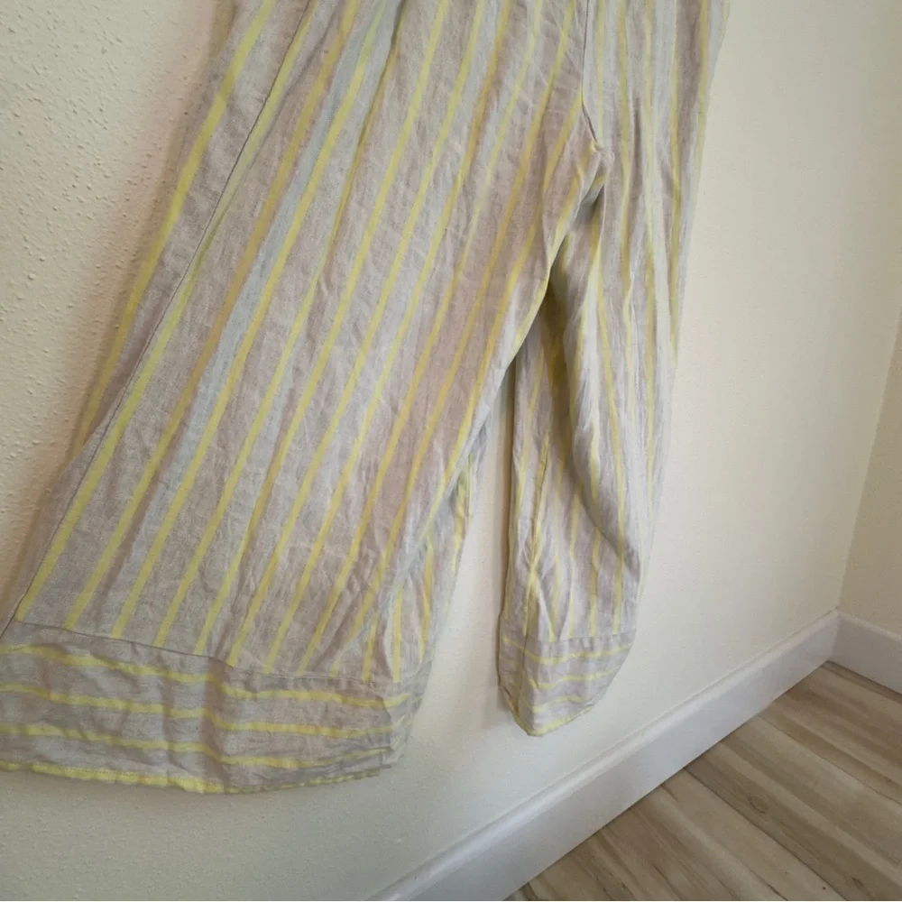 Loft Beach Linen Wide Leg Cropped Jumpsuit Beige
Yellow Boho Minimalist Sz L - Picture 8 of 16